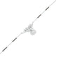 Modern Floral Diamond Mangalsutra 9 KT / White Gold