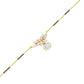 Modern Floral Diamond Mangalsutra 9 KT / Yellow Gold