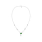 Eternal Emerald Cut Pear Diamond Mangalsutra 9 KT / White Gold