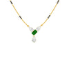 Eternal Emerald Cut Pear Diamond Mangalsutra 9 KT / Yellow Gold