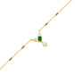 Eternal Emerald Cut Pear Diamond Mangalsutra 9 KT / Yellow Gold