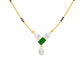 Eternal Emerald Cut Pear Diamond Mangalsutra 9 KT / Yellow Gold
