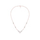 Chevron Charm Diamond Mangalsutra 9 KT / Rose Gold