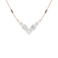 Chevron Charm Diamond Mangalsutra 9 KT / Rose Gold