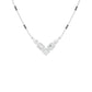 Chevron Charm Diamond Mangalsutra 9 KT / White Gold