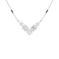 Chevron Charm Diamond Mangalsutra 9 KT / White Gold
