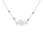 Teardrop Motif Diamond Mangalsutra 9 KT / White Gold