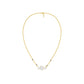 Teardrop Motif Diamond Mangalsutra 9 KT / Yellow Gold