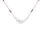 Geometric Cascade Diamond Mangalsutra 9 KT / Rose Gold