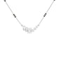 Geometric Cascade Diamond Mangalsutra 9 KT / White Gold