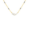 Geometric Cascade Diamond Mangalsutra 9 KT / Yellow Gold