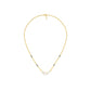 Geometric Cascade Diamond Mangalsutra 9 KT / Yellow Gold
