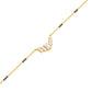 Geometric Cascade Diamond Mangalsutra 9 KT / Yellow Gold