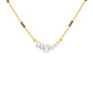 Geometric Cascade Diamond Mangalsutra 9 KT / Yellow Gold