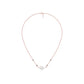 Dangling Pear V-Shaped Mangalsutra 9 KT / Rose Gold