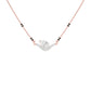 Dangling Pear V-Shaped Mangalsutra 9 KT / Rose Gold