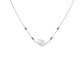 Dangling Pear V-Shaped Mangalsutra 9 KT / White Gold