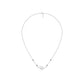 Dangling Pear V-Shaped Mangalsutra 9 KT / White Gold
