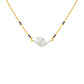 Dangling Pear V-Shaped Mangalsutra 9 KT / Yellow Gold