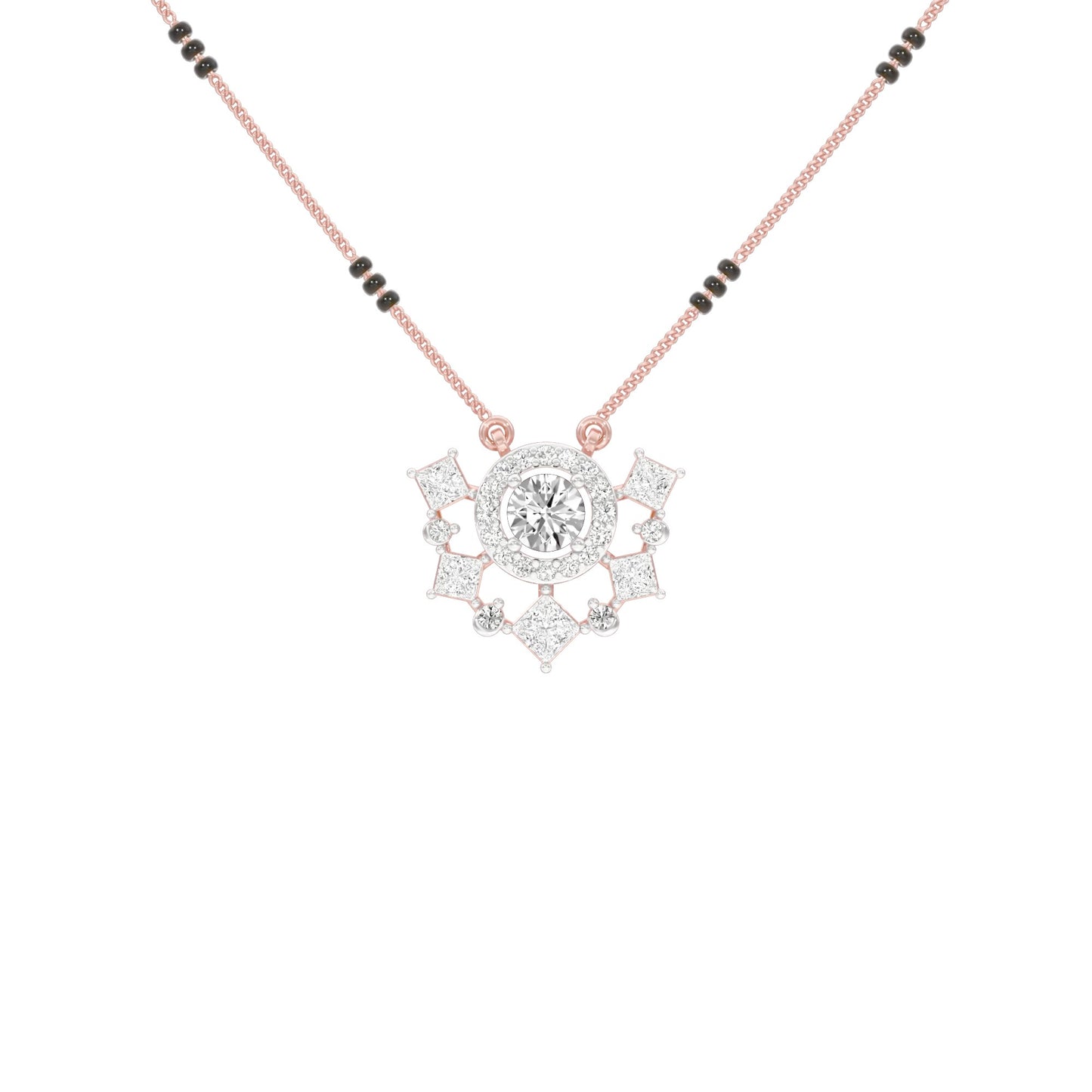 Daisy Love Diamond Mangalsutra 9 KT / Rose Gold