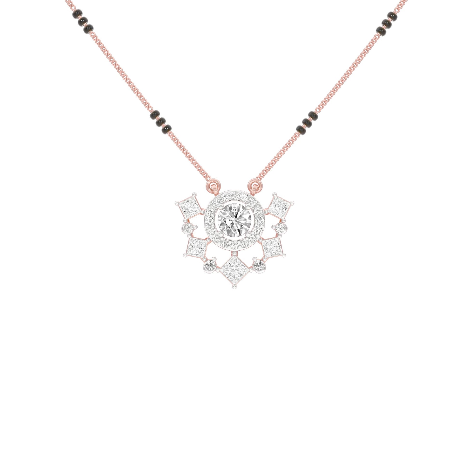 Daisy Love Diamond Mangalsutra 9 KT / Rose Gold