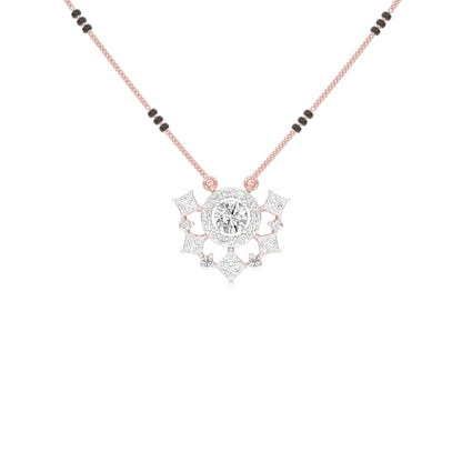 Daisy Love Diamond Mangalsutra 9 KT / Rose Gold