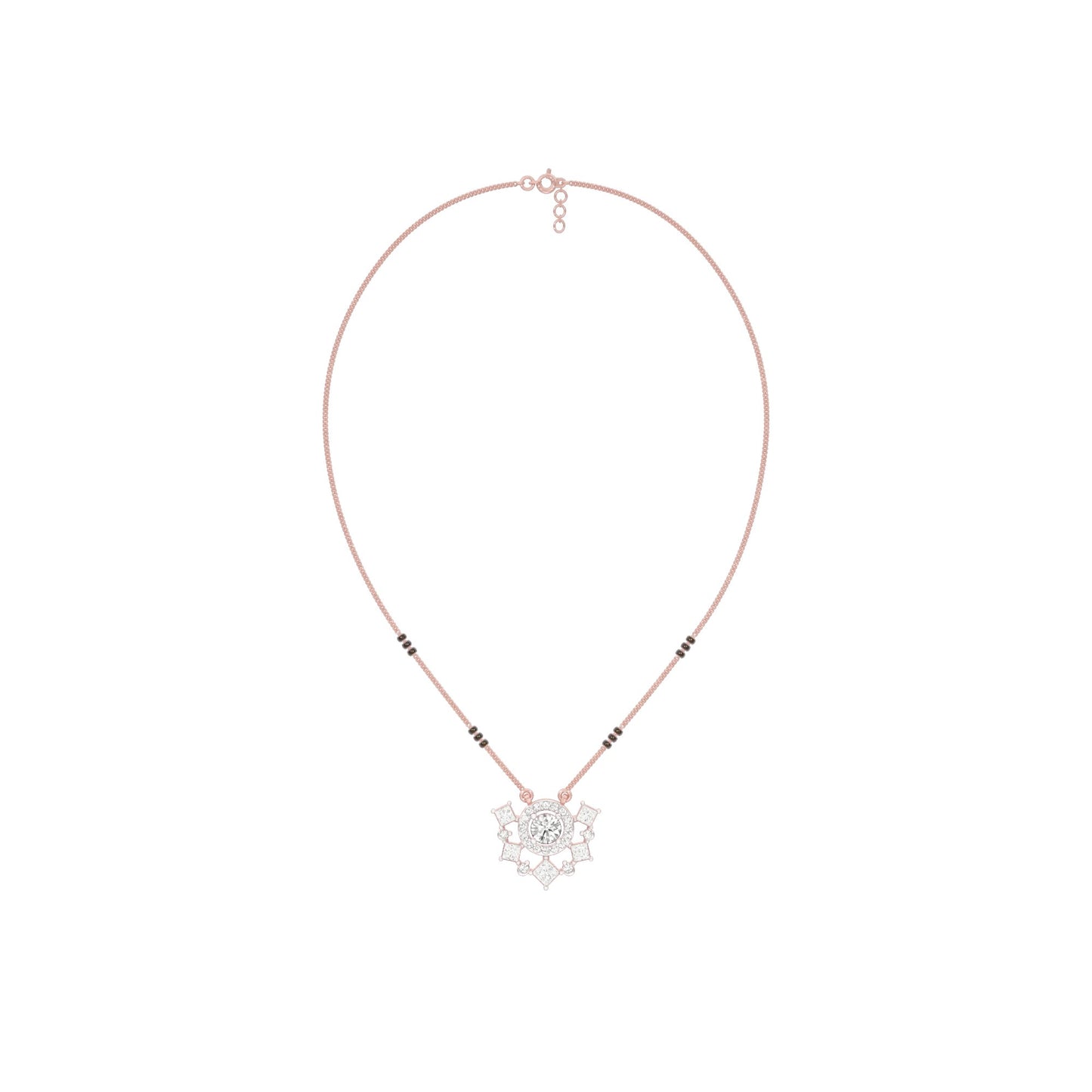 Daisy Love Diamond Mangalsutra 9 KT / Rose Gold