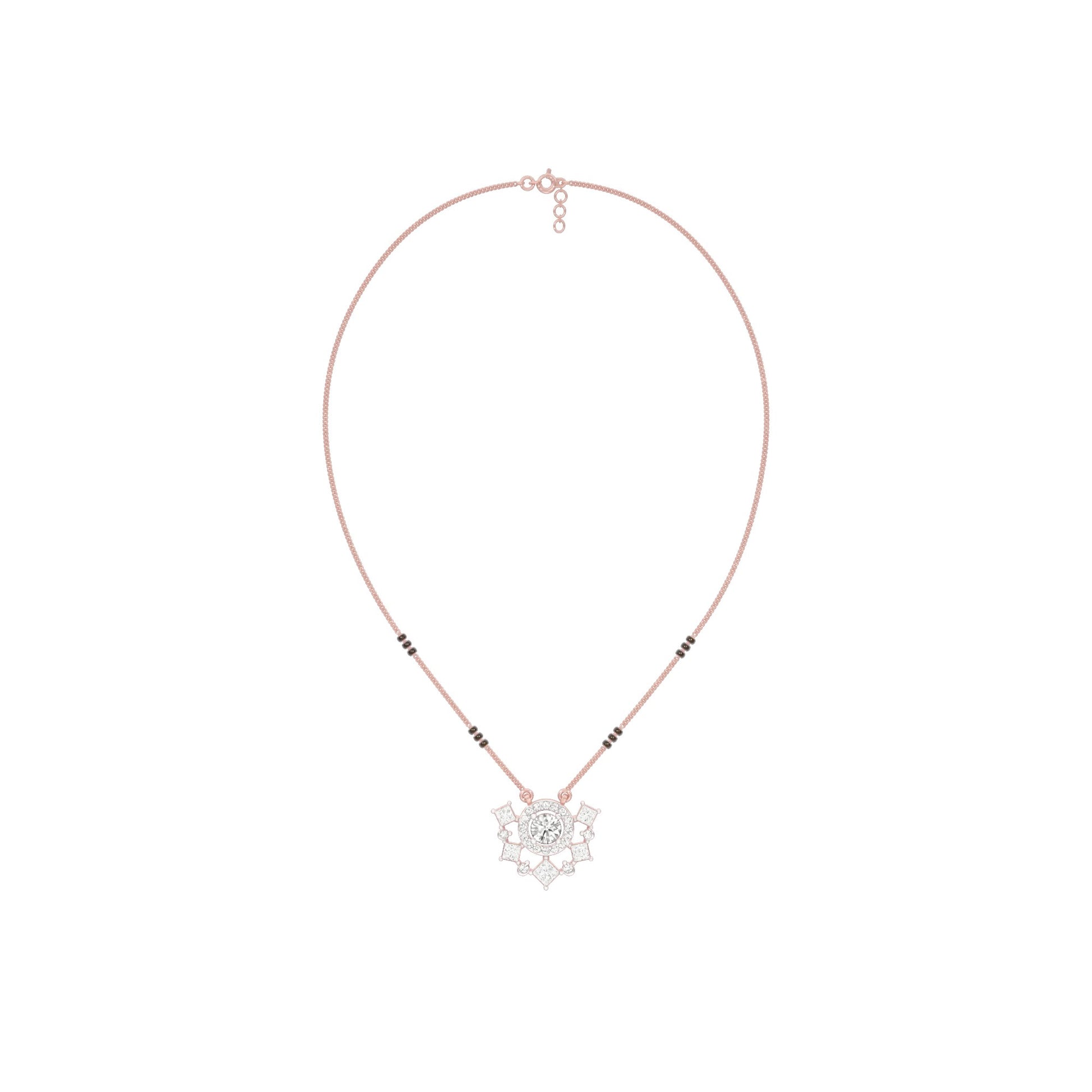Daisy Love Diamond Mangalsutra 9 KT / Rose Gold