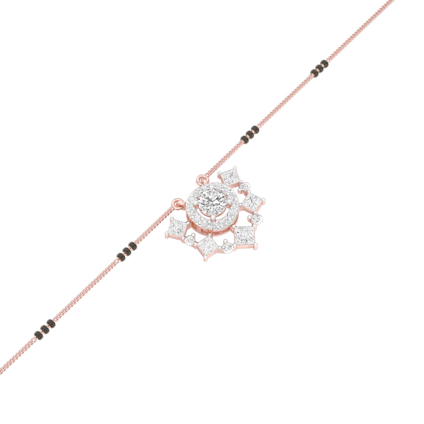 Daisy Love Diamond Mangalsutra 9 KT / Rose Gold