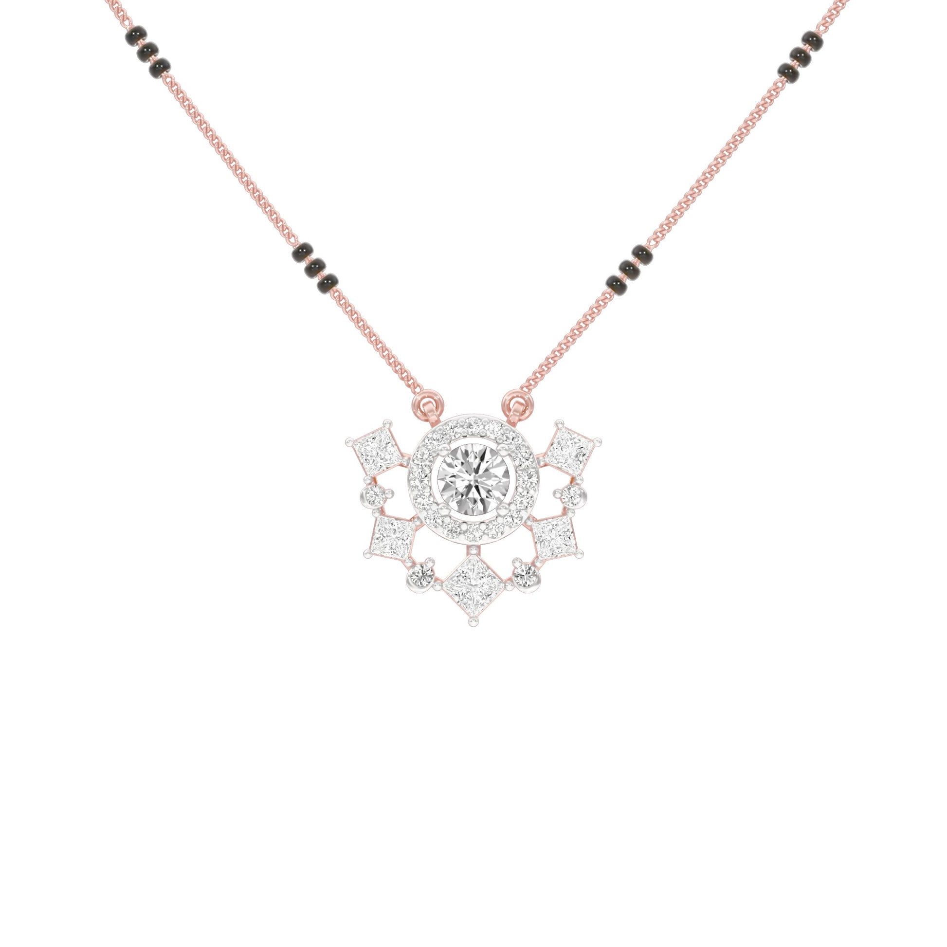 Daisy Love Diamond Mangalsutra 9 KT / Rose Gold