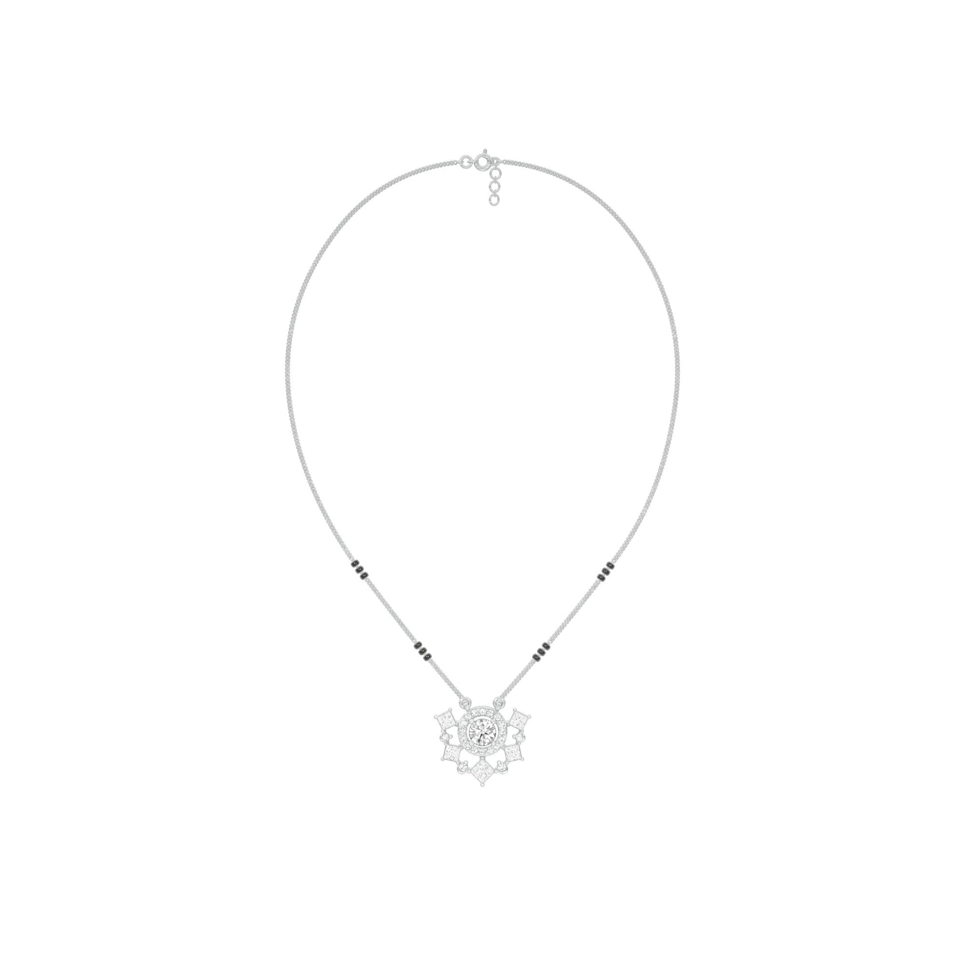Daisy Love Diamond Mangalsutra 9 KT / White Gold