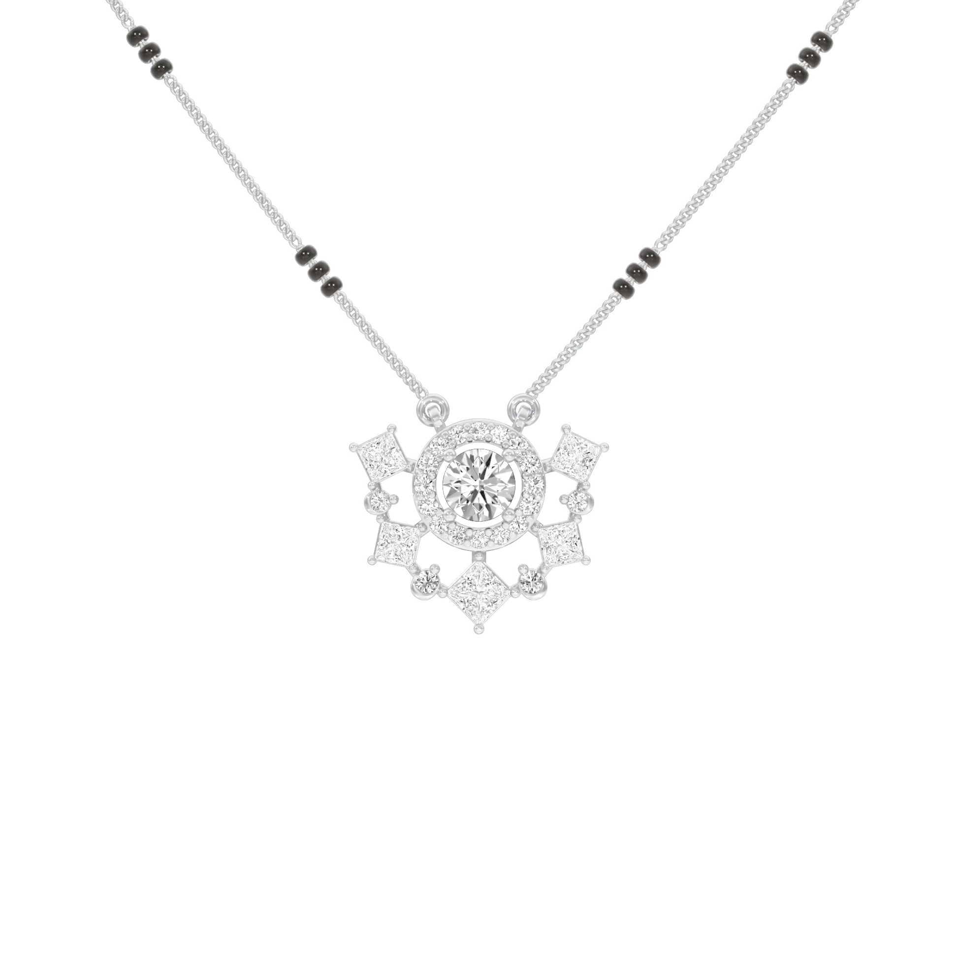 Daisy Love Diamond Mangalsutra 9 KT / White Gold