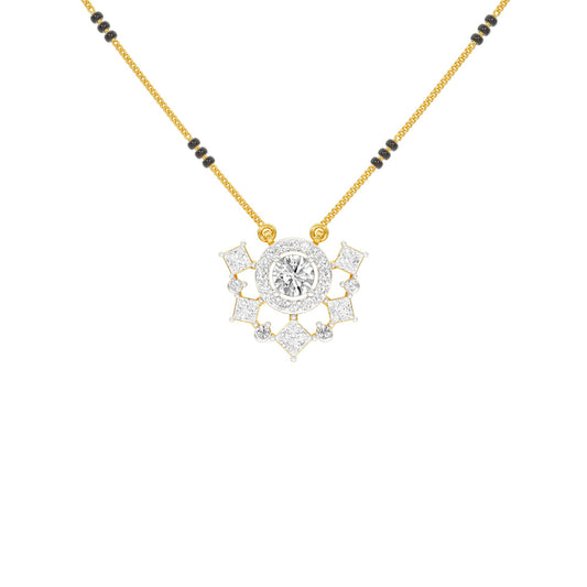 Daisy Love Diamond Mangalsutra 9 KT / Yellow Gold