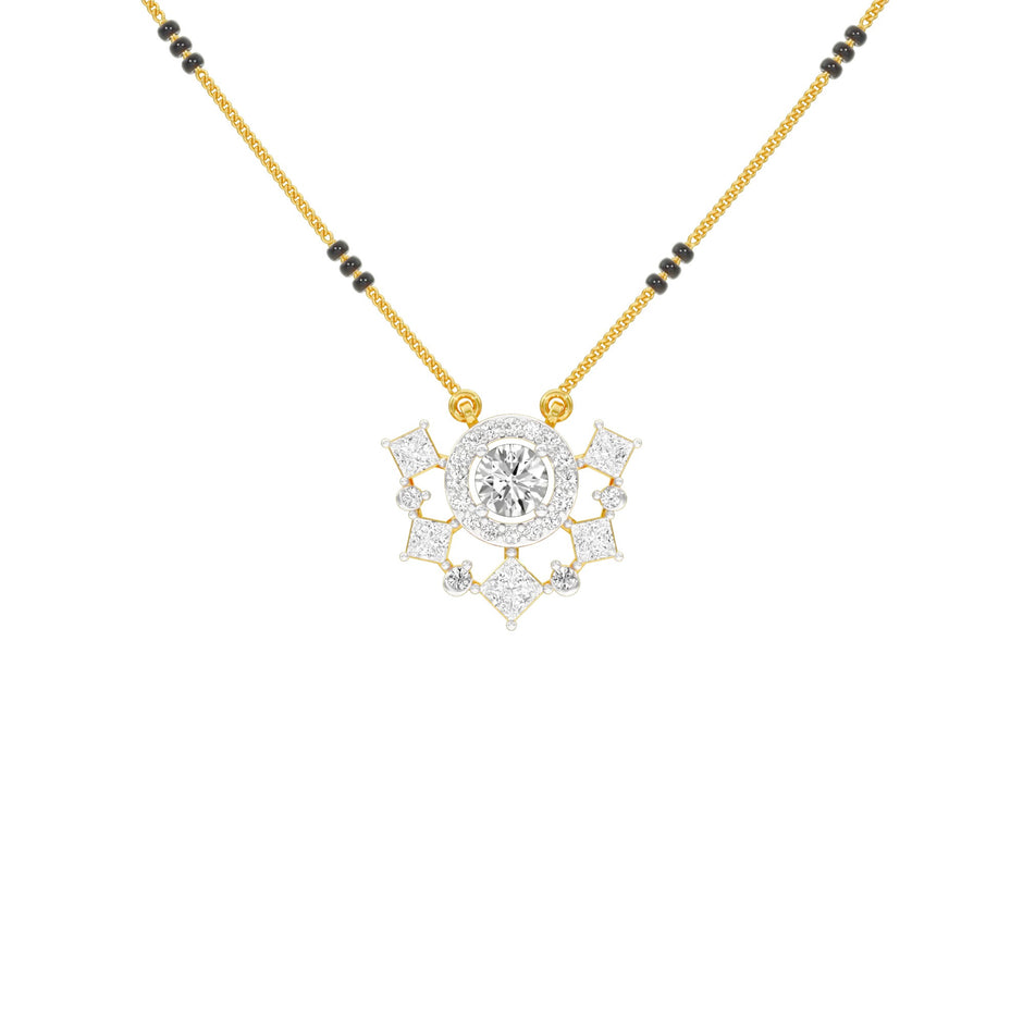 Daisy Love Diamond Mangalsutra 9 KT / Yellow Gold
