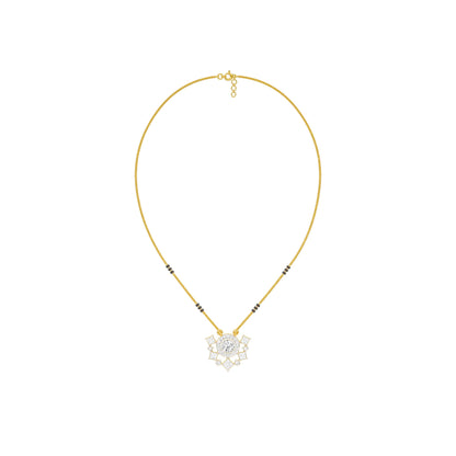 Daisy Love Diamond Mangalsutra 9 KT / Yellow Gold