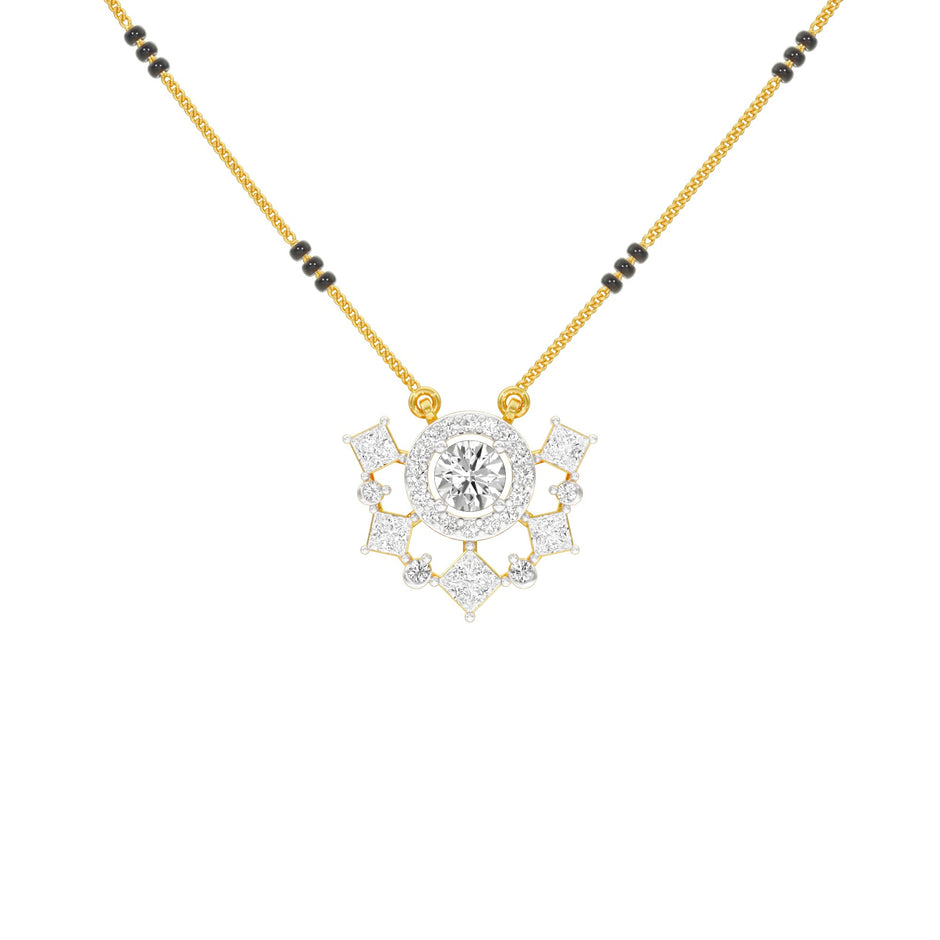 Daisy Love Diamond Mangalsutra 9 KT / Yellow Gold