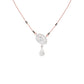 Marquise & Pear Drop Diamond Mangalsutra 9 KT / Rose Gold