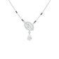 Marquise & Pear Drop Diamond Mangalsutra 9 KT / White Gold