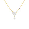 Marquise & Pear Drop Diamond Mangalsutra 9 KT / Yellow Gold