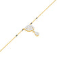 Marquise & Pear Drop Diamond Mangalsutra 9 KT / Yellow Gold