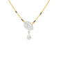 Marquise & Pear Drop Diamond Mangalsutra 9 KT / Yellow Gold