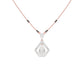 Petal Drop Diamond Mangalsutra 9 KT / Rose Gold