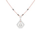 Petal Drop Diamond Mangalsutra 9 KT / Rose Gold