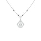 Petal Drop Diamond Mangalsutra 9 KT / White Gold