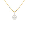 Petal Drop Diamond Mangalsutra 9 KT / Yellow Gold