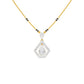 Petal Drop Diamond Mangalsutra 9 KT / Yellow Gold