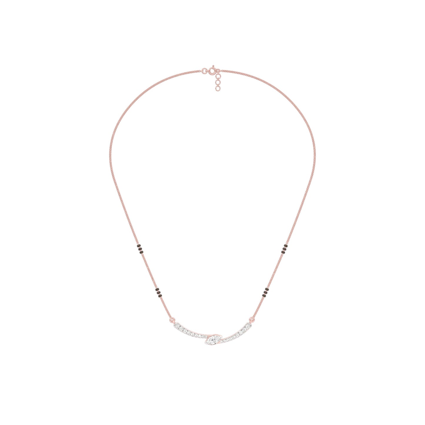 Marquise Embrace Diamond Mangalsutra 9 KT / Rose Gold