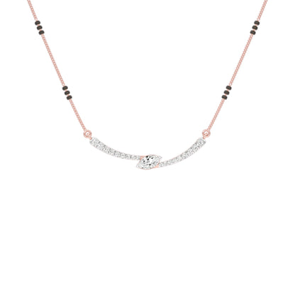 Marquise Embrace Diamond Mangalsutra 9 KT / Rose Gold