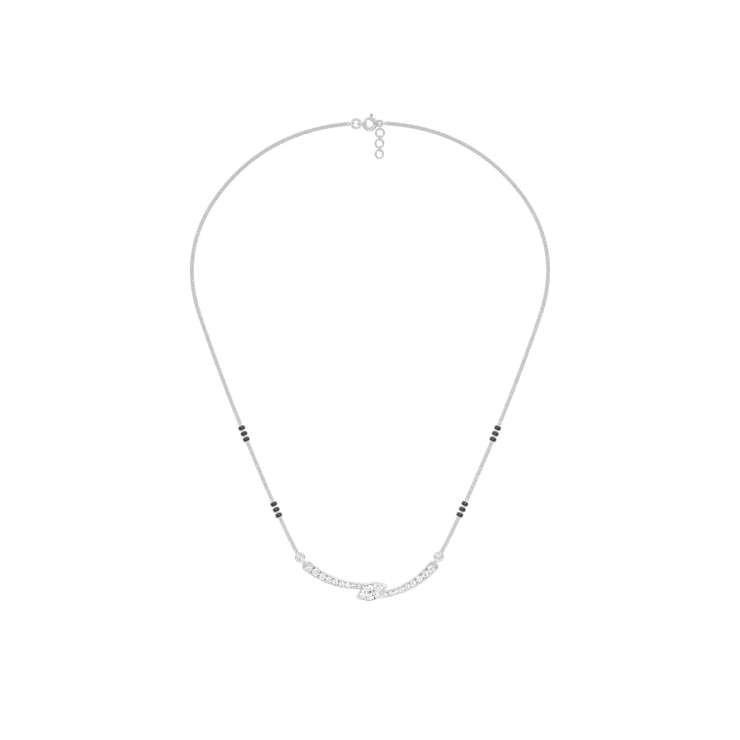 Marquise Embrace Diamond Mangalsutra 9 KT / White Gold