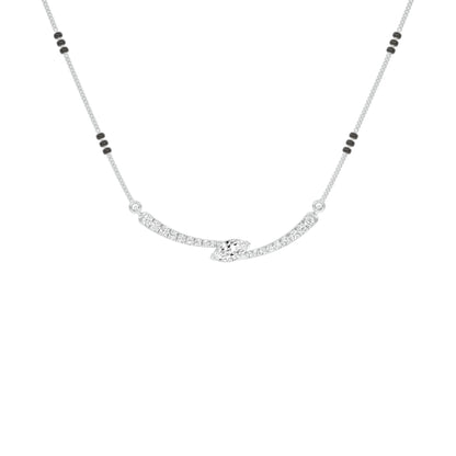 Marquise Embrace Diamond Mangalsutra 9 KT / White Gold